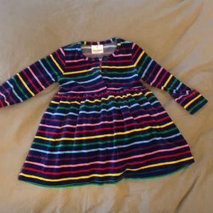 Hanna Andersson velour rainbow dress size 90